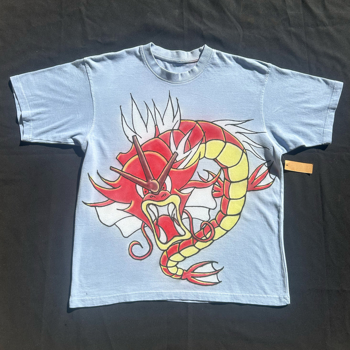 "Red Dragon" Airbrush Heavyweight Tee (Large)