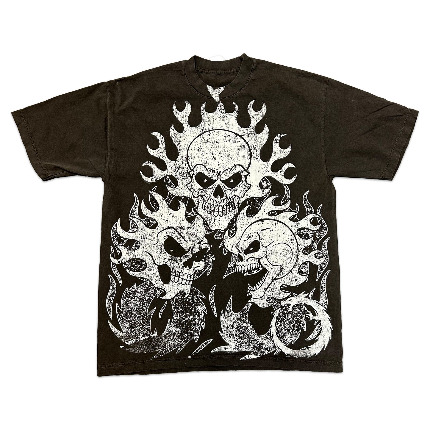 FLAME SKULL TEE