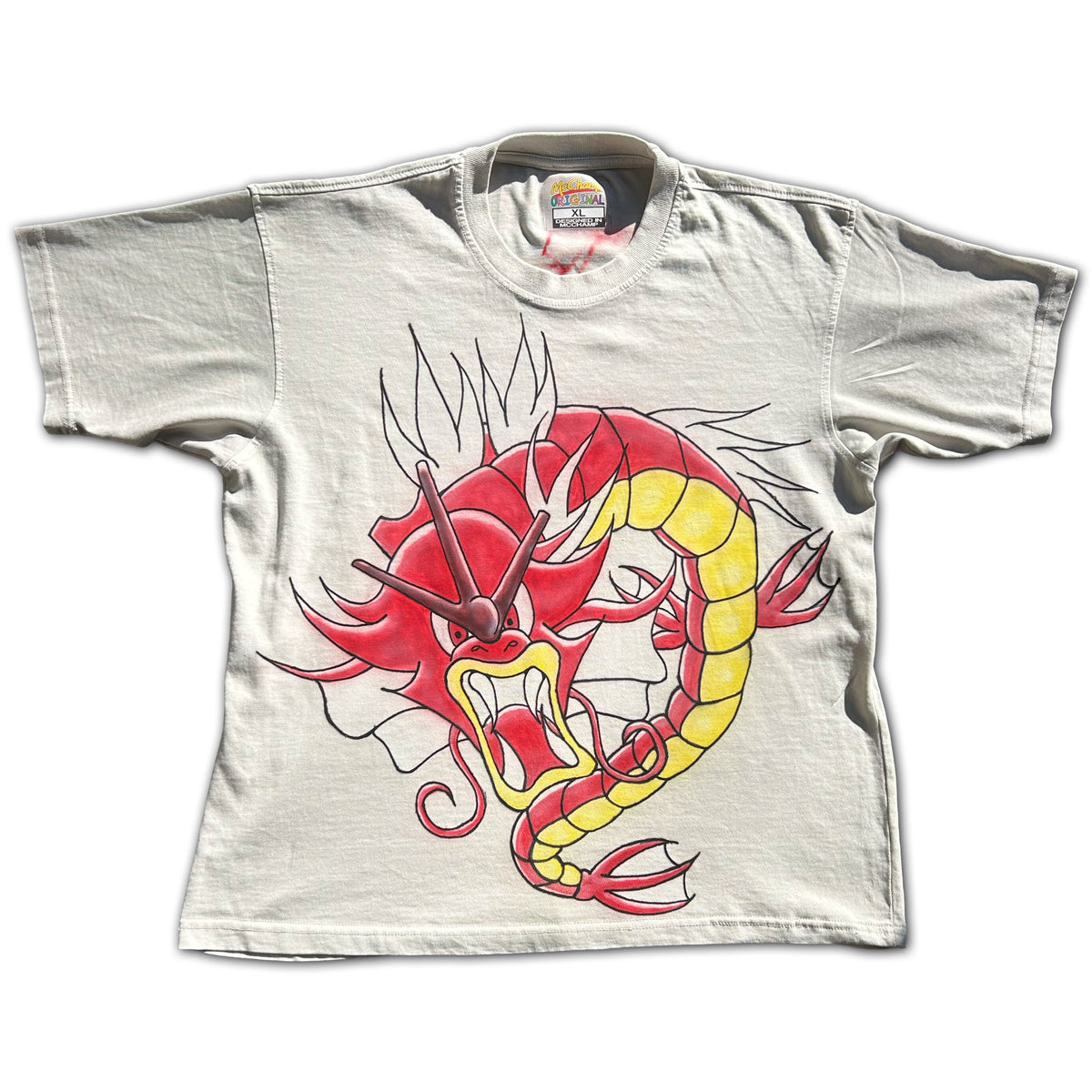 "Shiny Dragon" Airbrush Heavyweight Tee (XL)