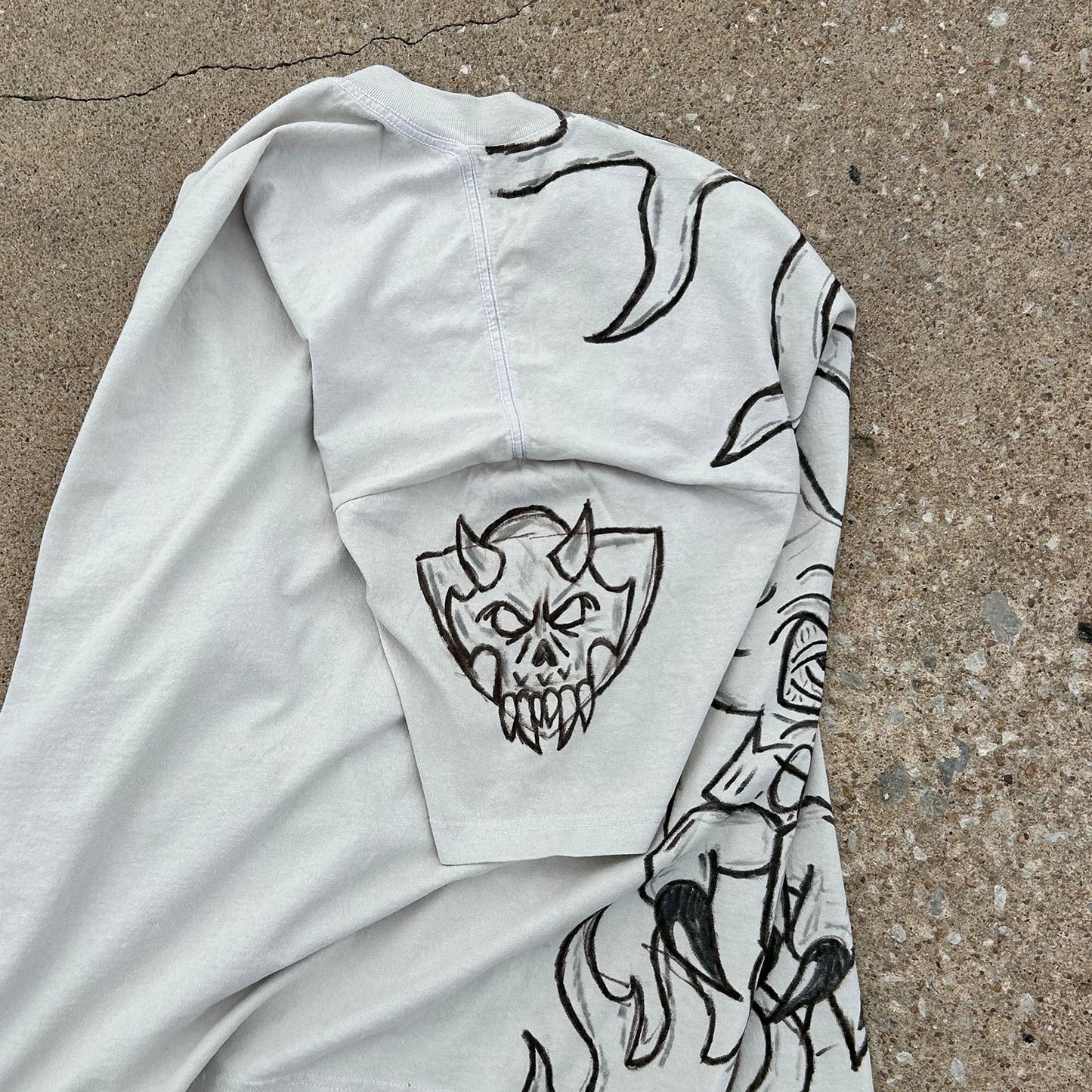Hand Drawn SKELETONS tee