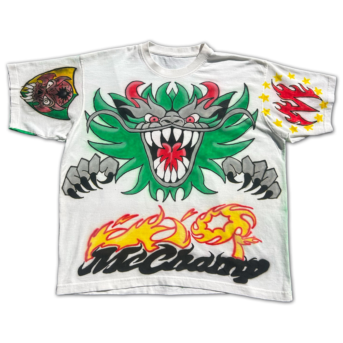 "McCHAMP GATORZ" Airbrush Heavyweight Tee (XL)