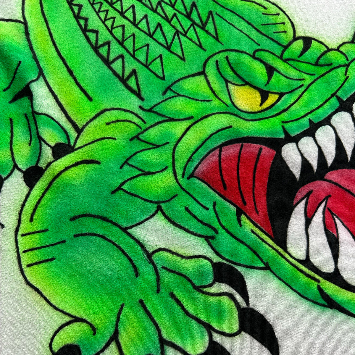 "Gatorr" Airbrush Heavyweight Tee (M)
