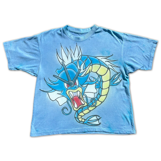 "Water Dragon " Airbrush Heavyweight Tee (XL)