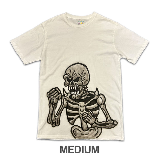 1 of 1 Airbrush SKeLETON TEE! (MEDIUM)