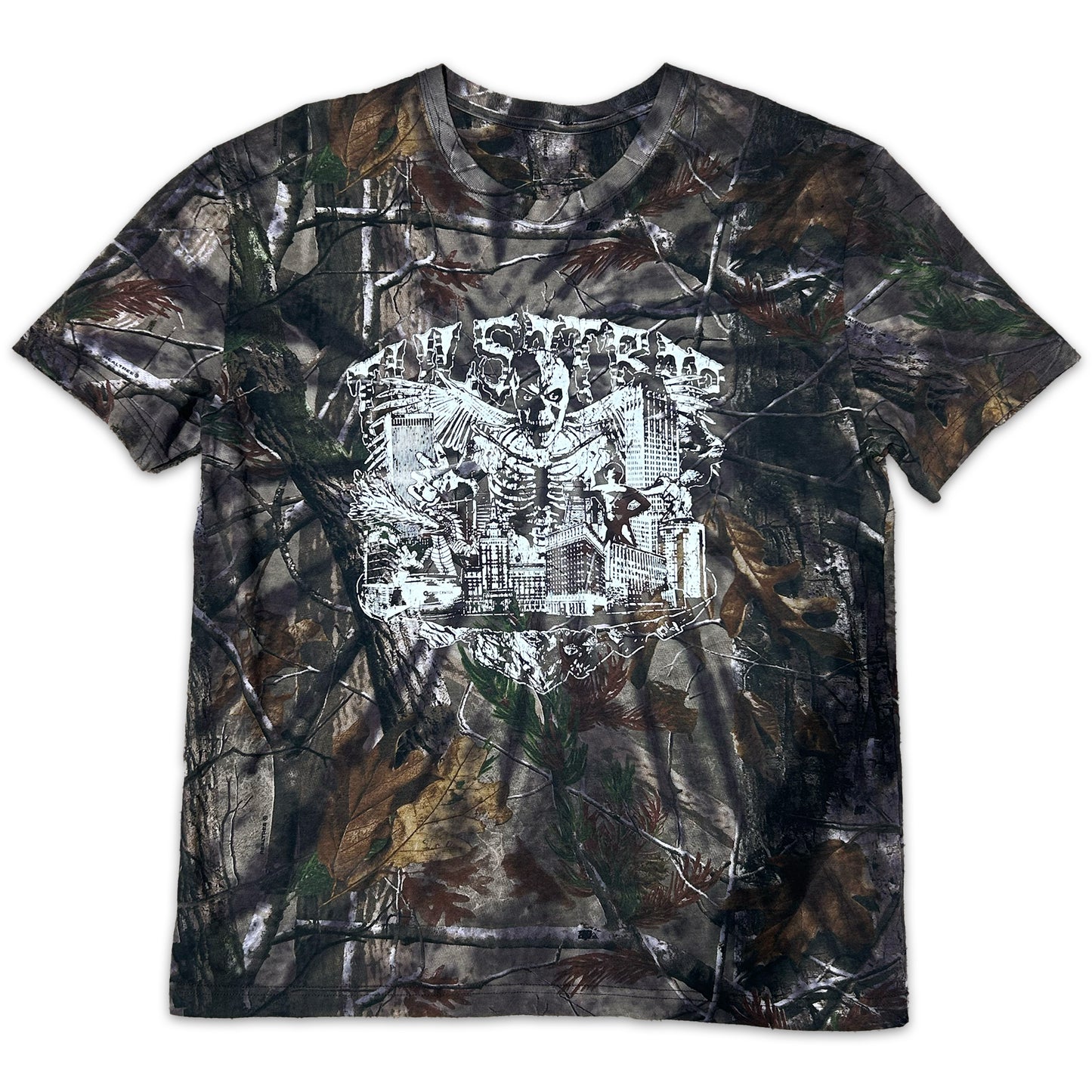 ARCHIVE* "City Destroyer 2024" dyed Real-Tree shirt (Med/Large)