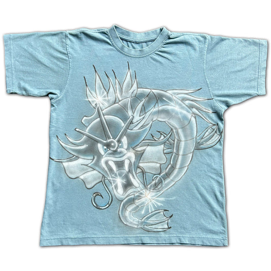 "SHINY METAL DRAGON" Airbrush Heavyweight Tee (M)