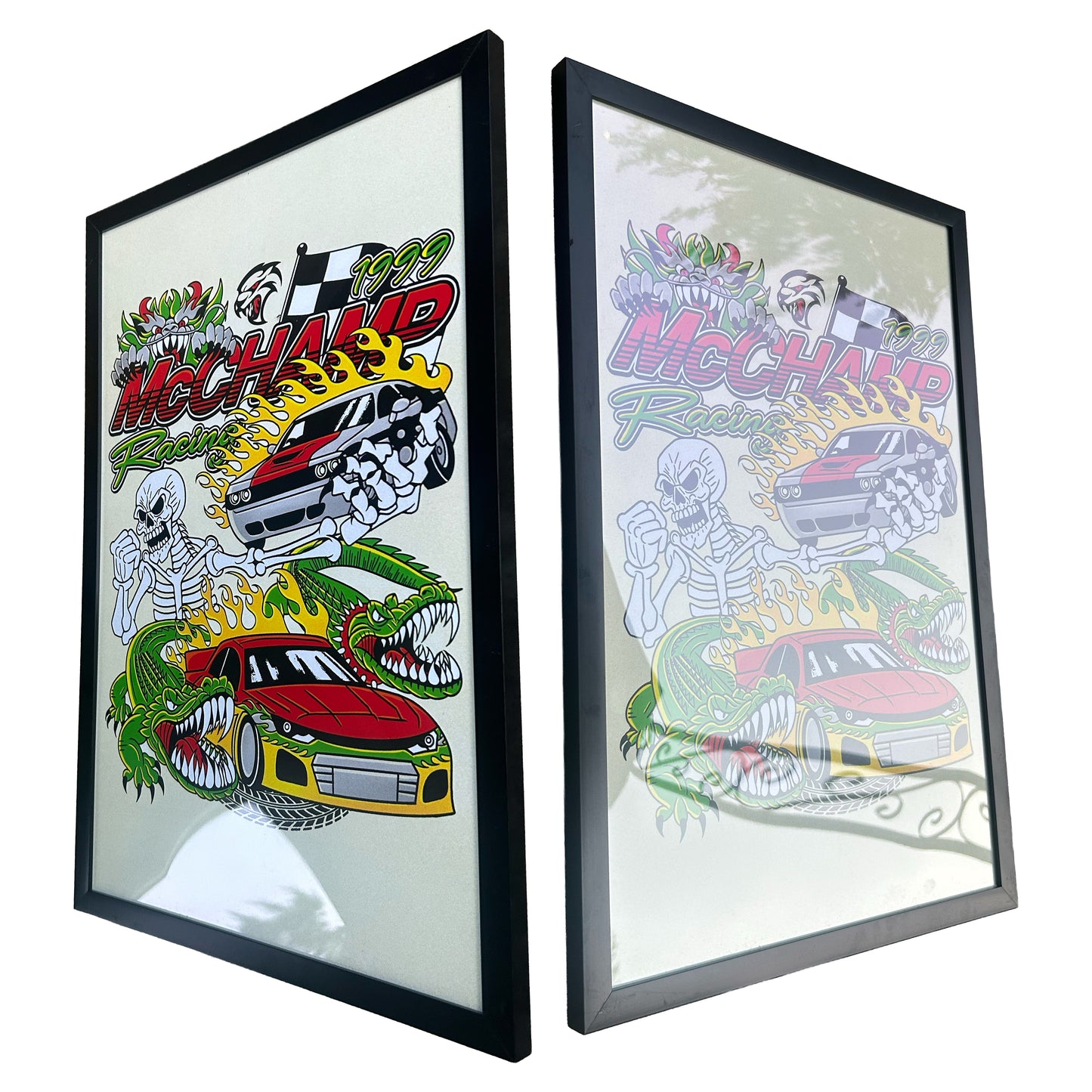 FRAMED McCHAMP RACING POSTER (19x13") Classic Color-way